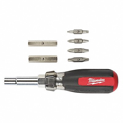 MILWAUKEE 48222880 Multi-Bit Screwdriver NumBits 6