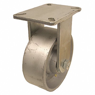 GRAINGER P27RD080R18 Kingpinless Plate Castor Rigid 5400 lb.