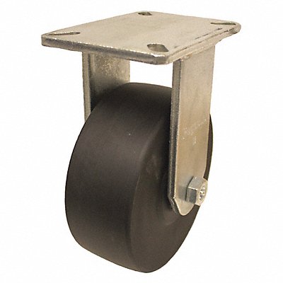GRAINGER P27RNMB080K18 Kingpinless Plate Castor Rigid 5400 lb.