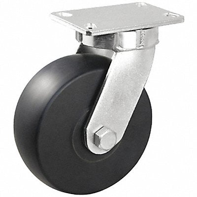 GRAINGER P27SNMB080K18 Kingpinless Plate Castor Swivel 5400 lb.