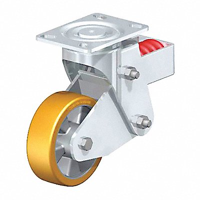 GRAINGER LHFALTH150K16 Shock-Absorbing Plate Castor Swivel