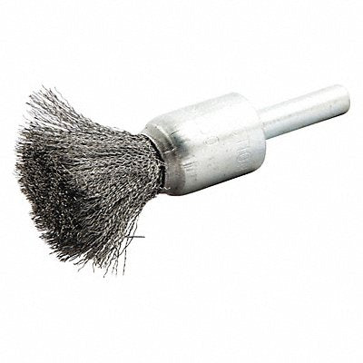 GRAINGER 66252839040 End Brush Crimped 1/2 Dia 25000 rpm