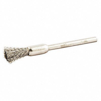 GRAINGER 66252839086 End Brush Crimped 1/4 Dia SS