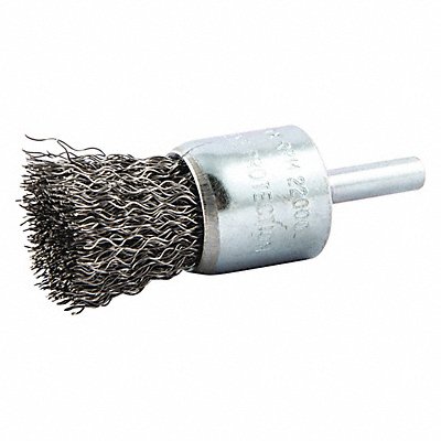 GRAINGER 66252839046 End Brush Crimped 1 Dia 22000 rpm