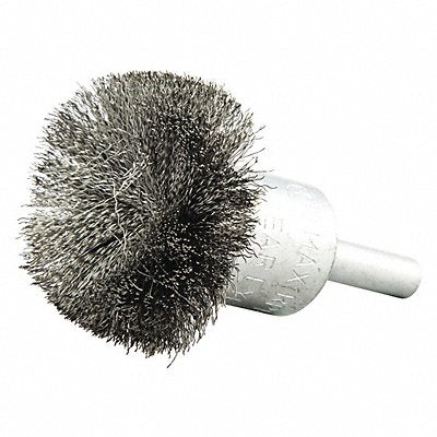 GRAINGER 66252839108 End Brush Crimped 1-1/2 Dia 20000 rpm