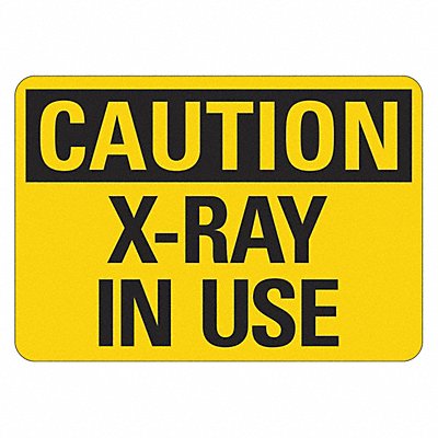 LYLE LCU10020NA10x7 Radiation Sign 7 in x 10 in Aluminum
