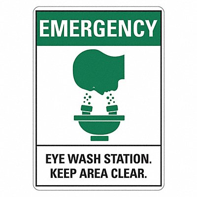 LYLE LCU10174NP10x14 Office and Facility Sign 14x10in Plastic