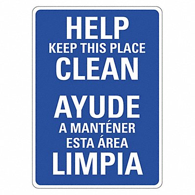 LYLE LCU10184NP10x14 Office and Facility Sign 14x10in Plastic