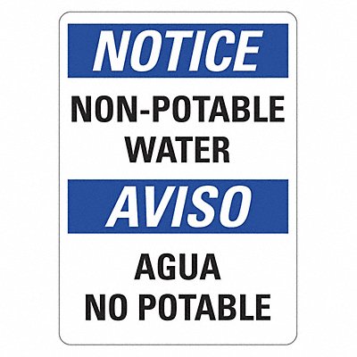 LYLE LCU50314NP10x14 Office and Facility Sign 14x10in Plastic