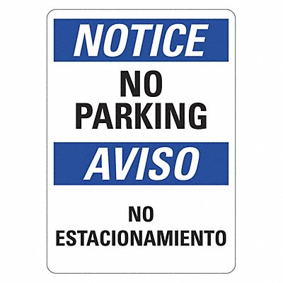 LYLE LCU50315NP10x14 No Parking Sign 14inx10in NonPVC Polymer