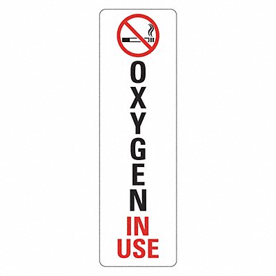 LYLE LCU10162RD3X10 Office and Facility Sign 3 in x 10 in