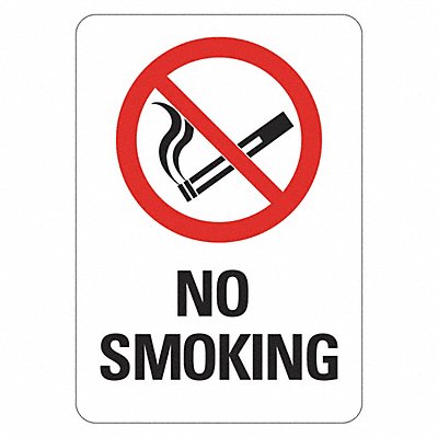 LYLE LCU10042ED10x14 No Smoking Sign 10inx14in NonPVC Polymer