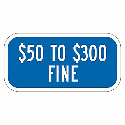LYLE T12065HI12x6 Fine Supplemental Parking Sign 6 x 12
