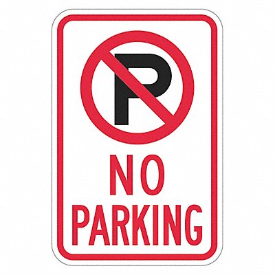 LYLE T12888EG12x18 No Parking Sign 18 x 12