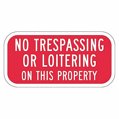 LYLE T13119EG12x6 Office and Facility Sign 6 x 12 Alum