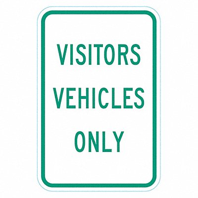 LYLE T16261EG12x18 Visitor Parking Sign 18 x 12
