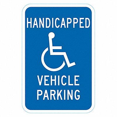 LYLE T16263HI12x18 ADA Handicapped Parking Sign 18 x 12