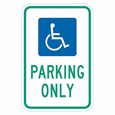 LYLE T16264HI12x18 ADA Handicapped Parking Sign 18 x 12