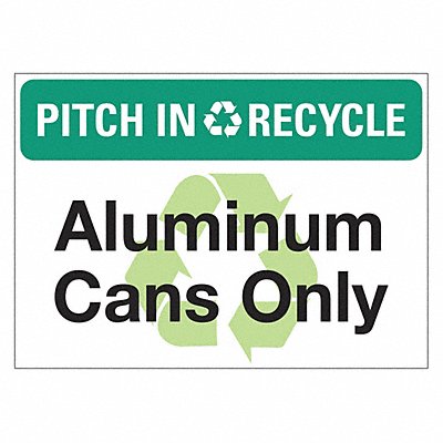 LYLE LCU10113EDPK514x10 Eco Pitch In  Recycle Sign 10x14in PK5