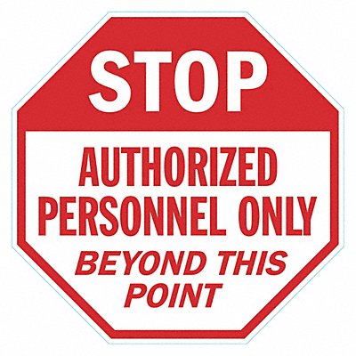 LYLE T16268EG24x24 Office and Facility Sign 24 W 24 H