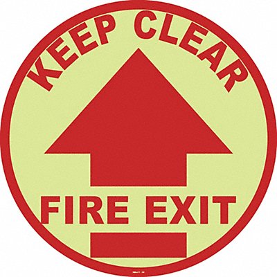 STRANCO INC FSG17704 Anti-Slip Floor Sign 17 in x 17 in Vinyl