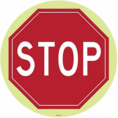 STRANCO INC FSG17706 Anti-Slip Floor Sign 17 inx17 in Vinyl