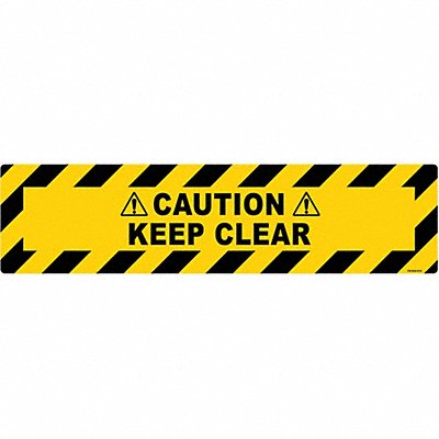 STRANCO INC FS624619 Anti-Slip Floor Sign 6 in x 24 in Vinyl