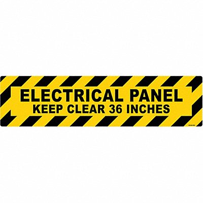STRANCO INC FS624902 Anti-Slip Floor Sign 6 in x 24 in Vinyl