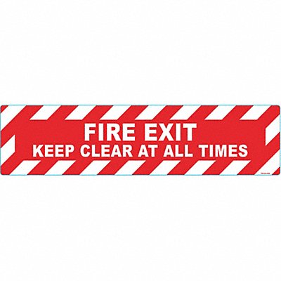 STRANCO INC FS624906 Anti-Slip Floor Sign 6 in x 24 in Vinyl