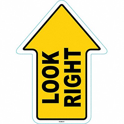 STRANCO INC FSARW211 Anti-Slip Floor Sign 17 in x 17 in Vinyl