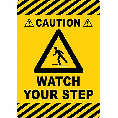 STRANCO INC FS2014612 Anti-Slip Floor Sign 20 inx14 in Vinyl