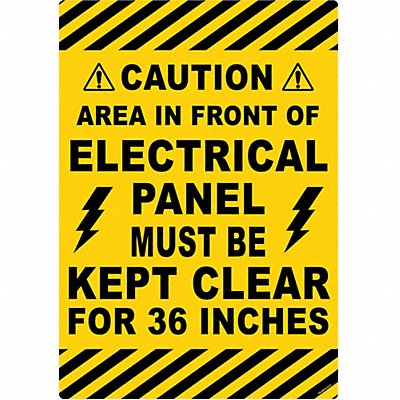 STRANCO INC FS2014610 Anti-Slip Floor Sign 20 in x 14 in Vinyl