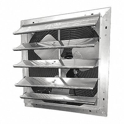 DAYTON 484X44 ShtterMnt ExhFn 20In Bld Dia Alum 115 V