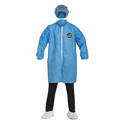 DUPONT PB219SBUXL003000 K7318 Laboratory Coat XL Blue ProShield(R) PK30