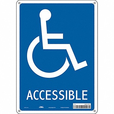 CONDOR 485J65 K1113 Safety Sign 14 in x 10 in Aluminum