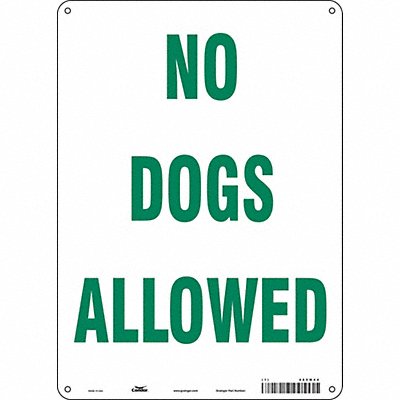 CONDOR 485M44 Safety Sign 14 in x 10 in Vinyl
