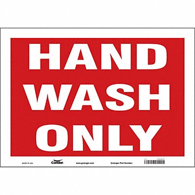 CONDOR 485N32 K1079 Safety Sign 10 in x 14 in Vinyl