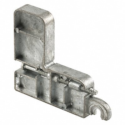 PRIME-LINE B712 Door Corner 7-7/16 Lx3-13/16 W Grey PR