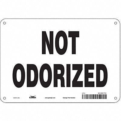 CONDOR 485Z73 Safety Sign 7 in x 10 in Polyethylene