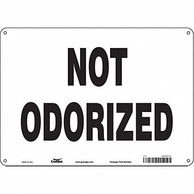 CONDOR 485Z74 Safety Sign 10 in x 14 in Polyethylene