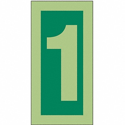 CONDOR 486G21 IMO Safety Sign 6x3in Vinyl