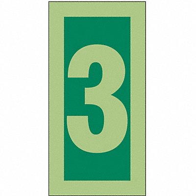 CONDOR 486G25 IMO Safety Sign 6x3in Vinyl