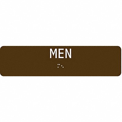 CONDOR 486G67 ADA Braille Facility Sign 2 in x 8 in