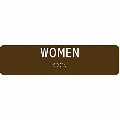 CONDOR 486G70 ADA Braille Facility Sign 2 in x 8 in