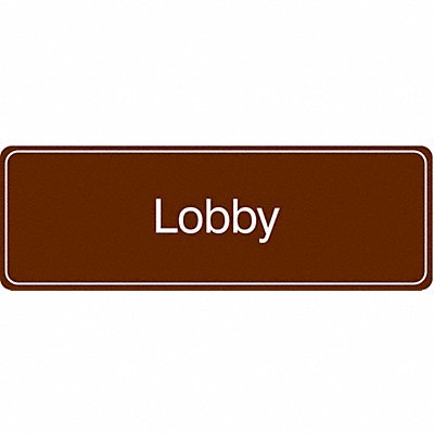 CONDOR 486H02 Facility Sign 3 in x 9 in Acrylic