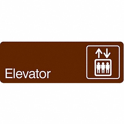 CONDOR 486H38 Facility Sign 3 in x 9 in Acrylic