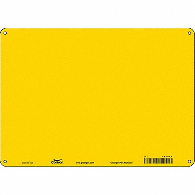 CONDOR 486U80 Safety Sign 10inx14 in Polyethylene PK10