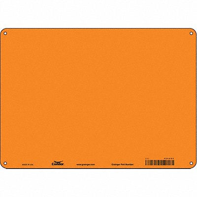 CONDOR 486U84 Safety Sign 10 inx14 in Aluminum