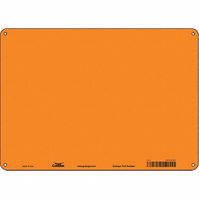 CONDOR 486U94 Safety Sign 10 in x 14 in Polyethylene