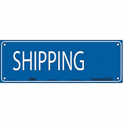 CONDOR 486Y50 Safety Sign 7 in x 20 in Polyethylene